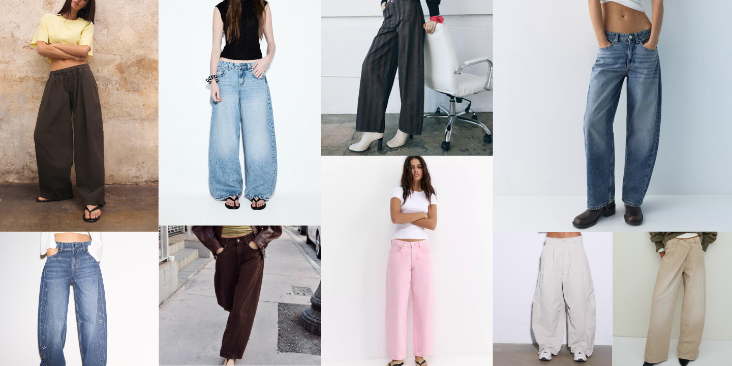 As calças barrel estão a bombar. Eis 17 opções cheias de estilo a partir de 17,99€