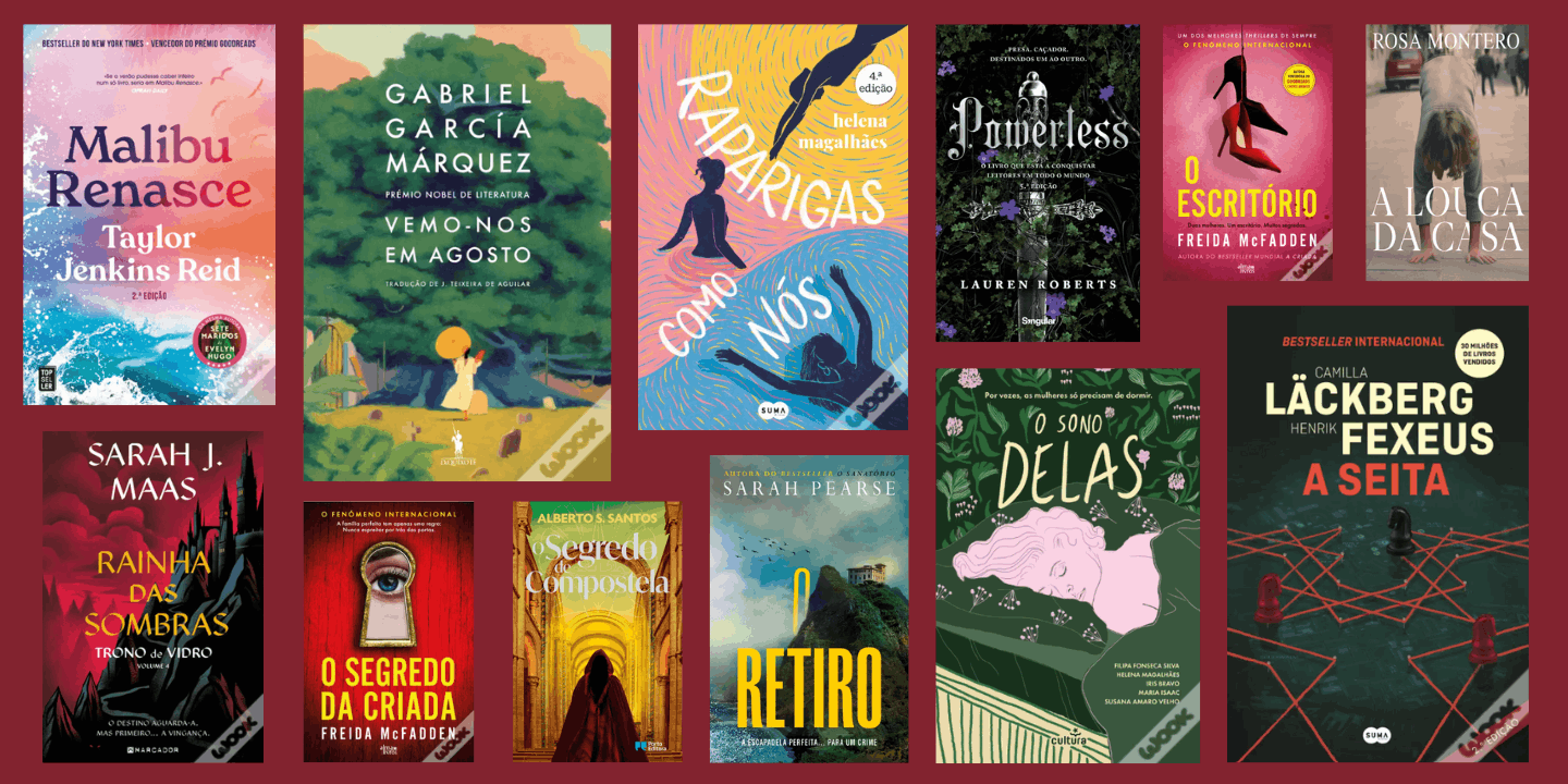 Os descontos da WOOK estão de volta, mas não por muito tempo. 20 livros que pode comprar a preços em conta