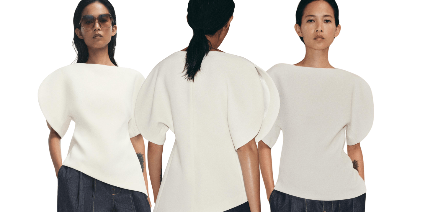 Este top elegante da Zara está viral (e pode não durar muito mais em stock). Temos mais 8 opções