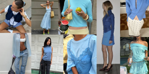 Do turquesa ao gélido. Inspire-se em 21 looks para se render aos vários tons de azul que estão bombar