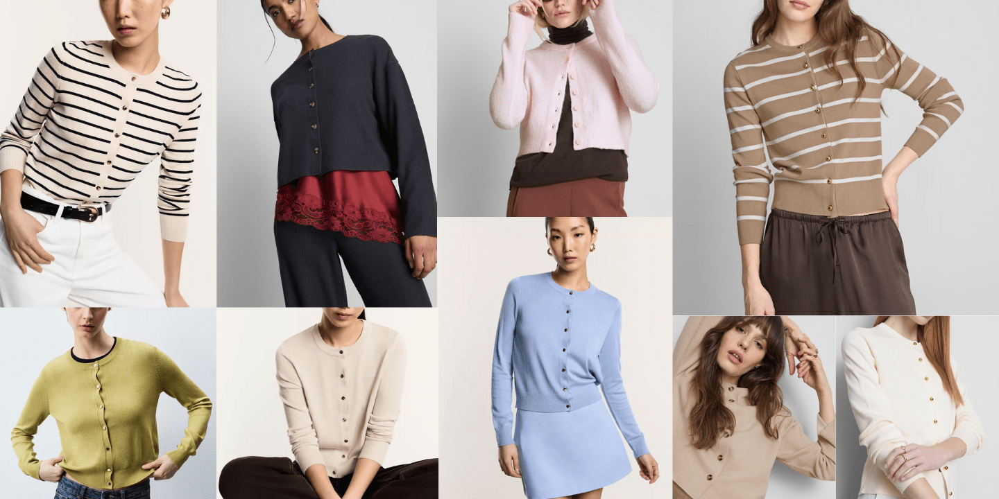 O bom tempo ainda não veio para ficar. 23 cardigans para se aquecer por menos de 14€