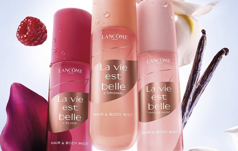 Os icónicos La vie est belle estão mais leves (e até pode usá-los no cabelo). Veja as novas brumas da Lancôme